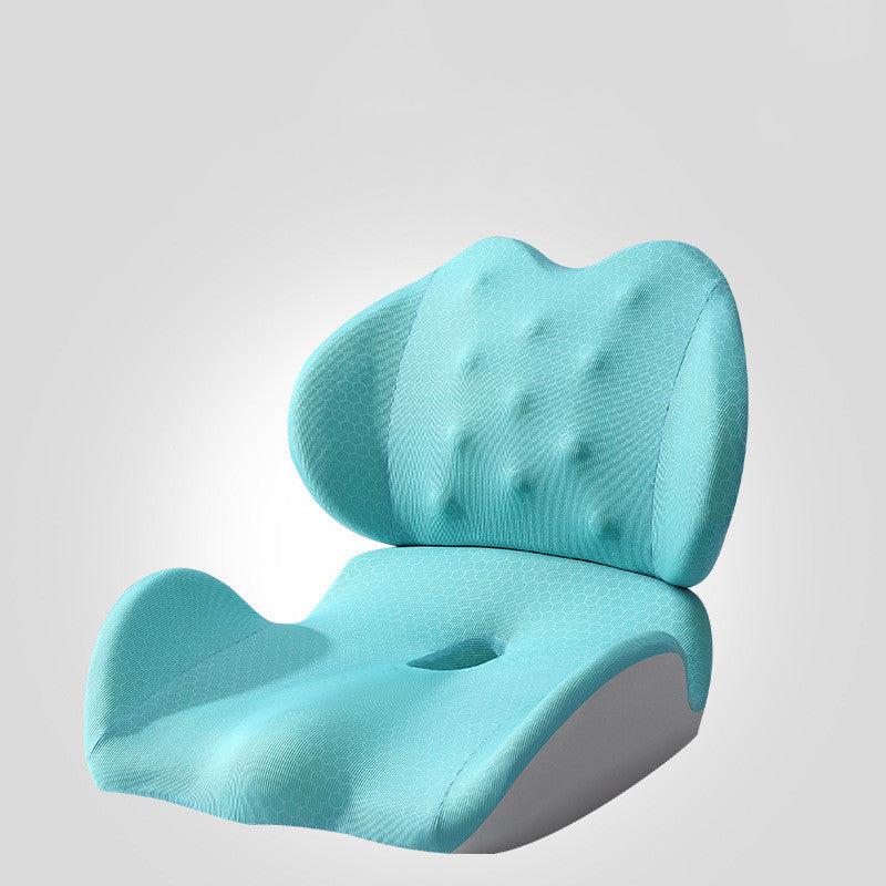 Memory Foam Office Seat & Lumbar Cushion null