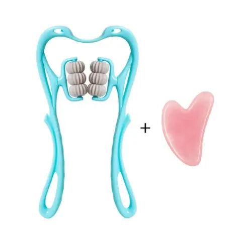 Multifunctional Manual 6-Wheel Neck Massager null