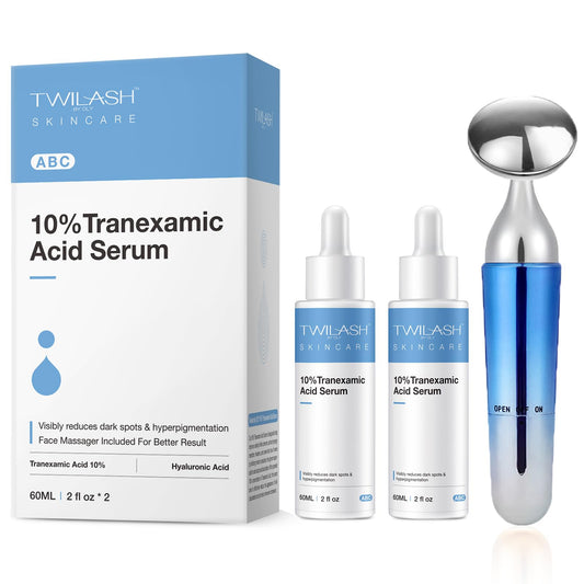 10% Tranexamic Acid Serum Dark Spot & Hyperpigmentation Treatment Serum: Advanced Formula with 10% Tranexamic Acid 5% Niacinamide and Bakuchiol - 60ml*2 4 Fl Oz