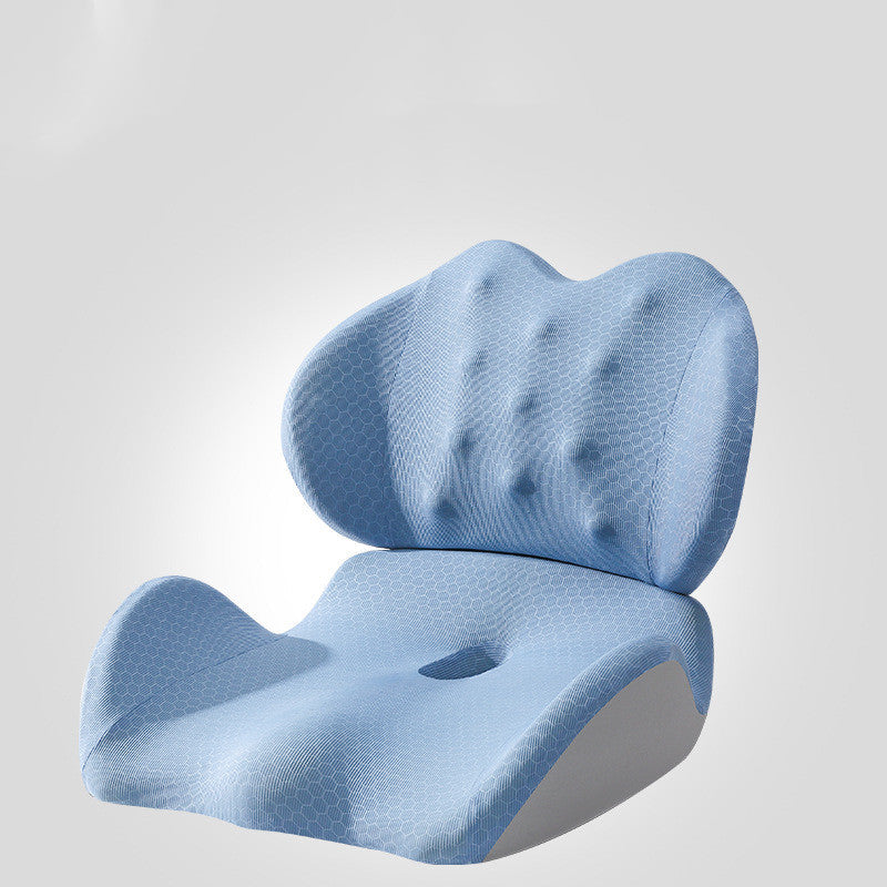 Memory Foam Office Seat & Lumbar Cushion null