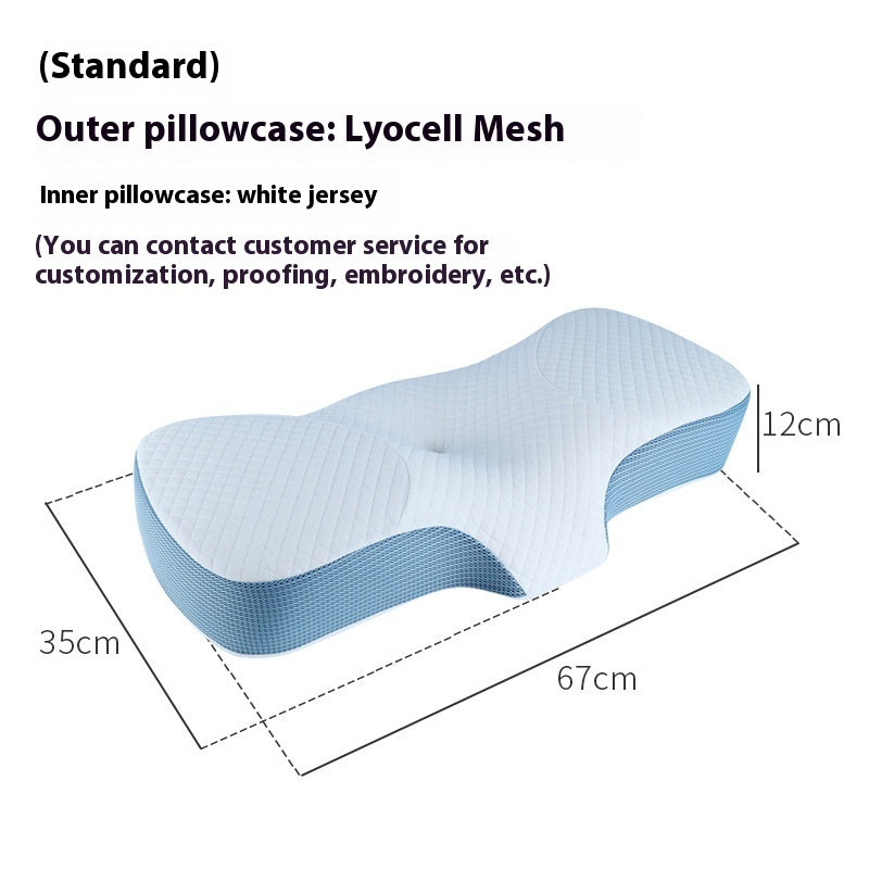 Neck-Shaped Memory Foam Pillow Core null