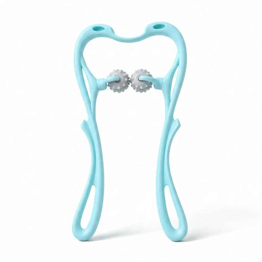 Multifunctional Manual 6-Wheel Neck Massager - Cozlly