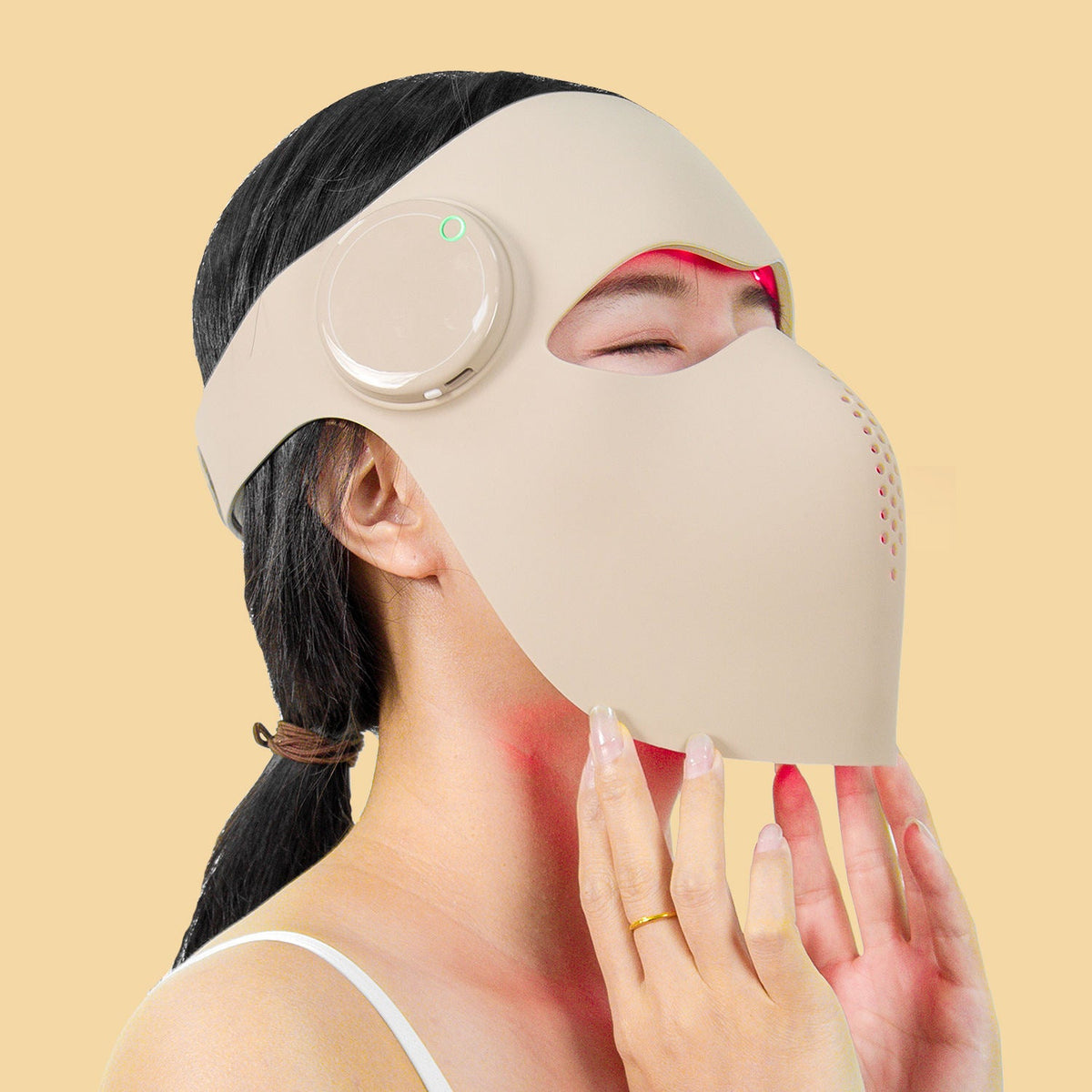 Red LED Light Therapy Mask null