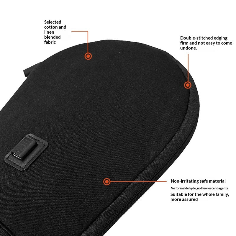 Palm-Sized Red Light Heating Glove Massager null