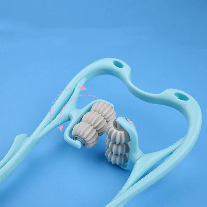 Multifunctional Manual 6-Wheel Neck Massager null