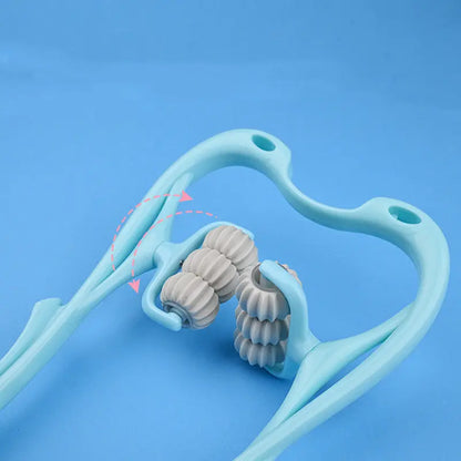 Multifunctional Manual 6-Wheel Neck Massager null