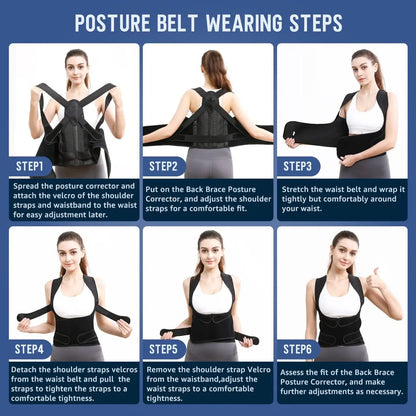 Strong Support Posture Correction Belt null