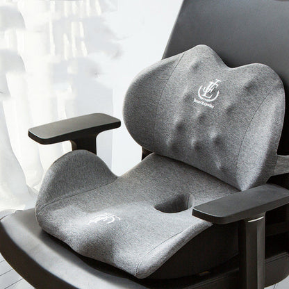 Memory Foam Office Seat & Lumbar Cushion null