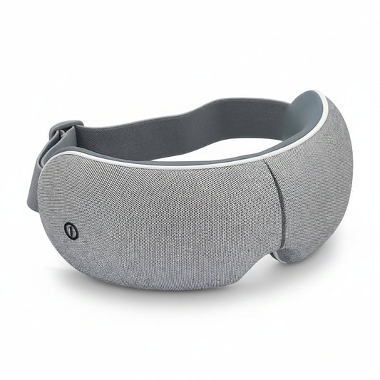 Gray sleep mask on a white background