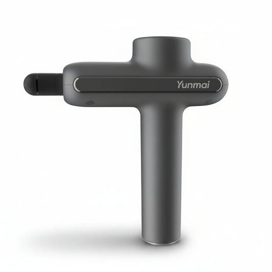 Black kitchen tool with 'Yunmai' branding on a white background