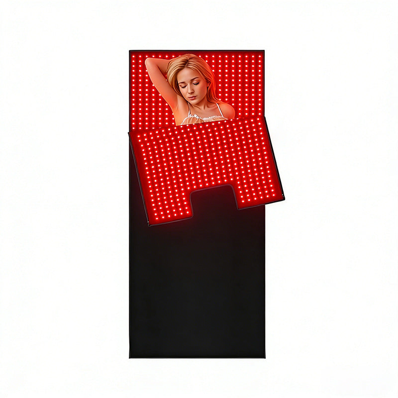 LED sign with a woman's face on a white background