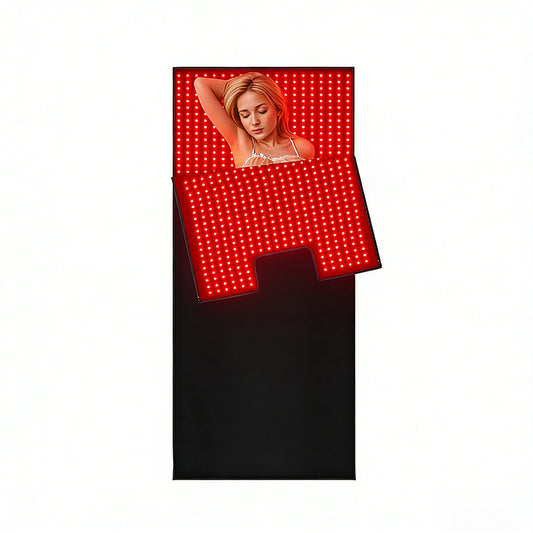 LED sign with a woman's face on a white background