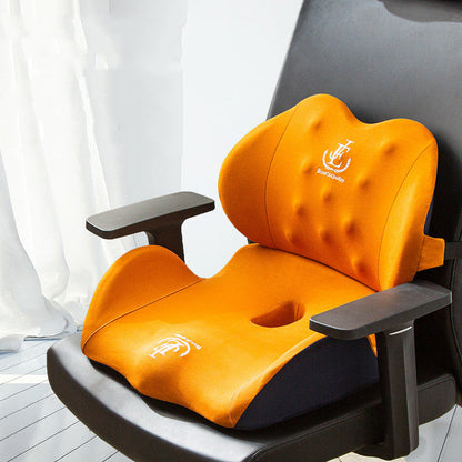Memory Foam Office Seat & Lumbar Cushion null