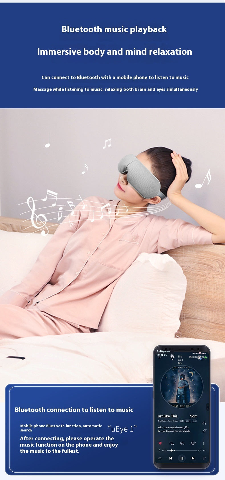 Multifunctional Eye Care Foldable Massager null