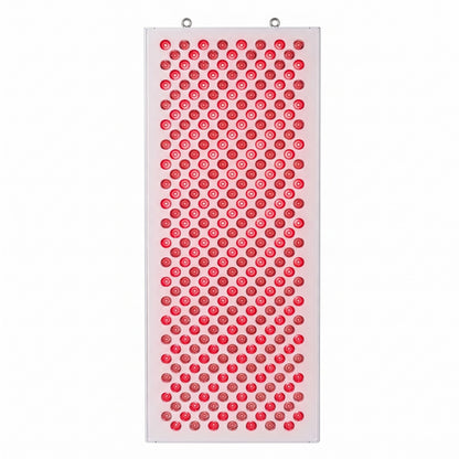 Acupressure mat with red dots on a white background