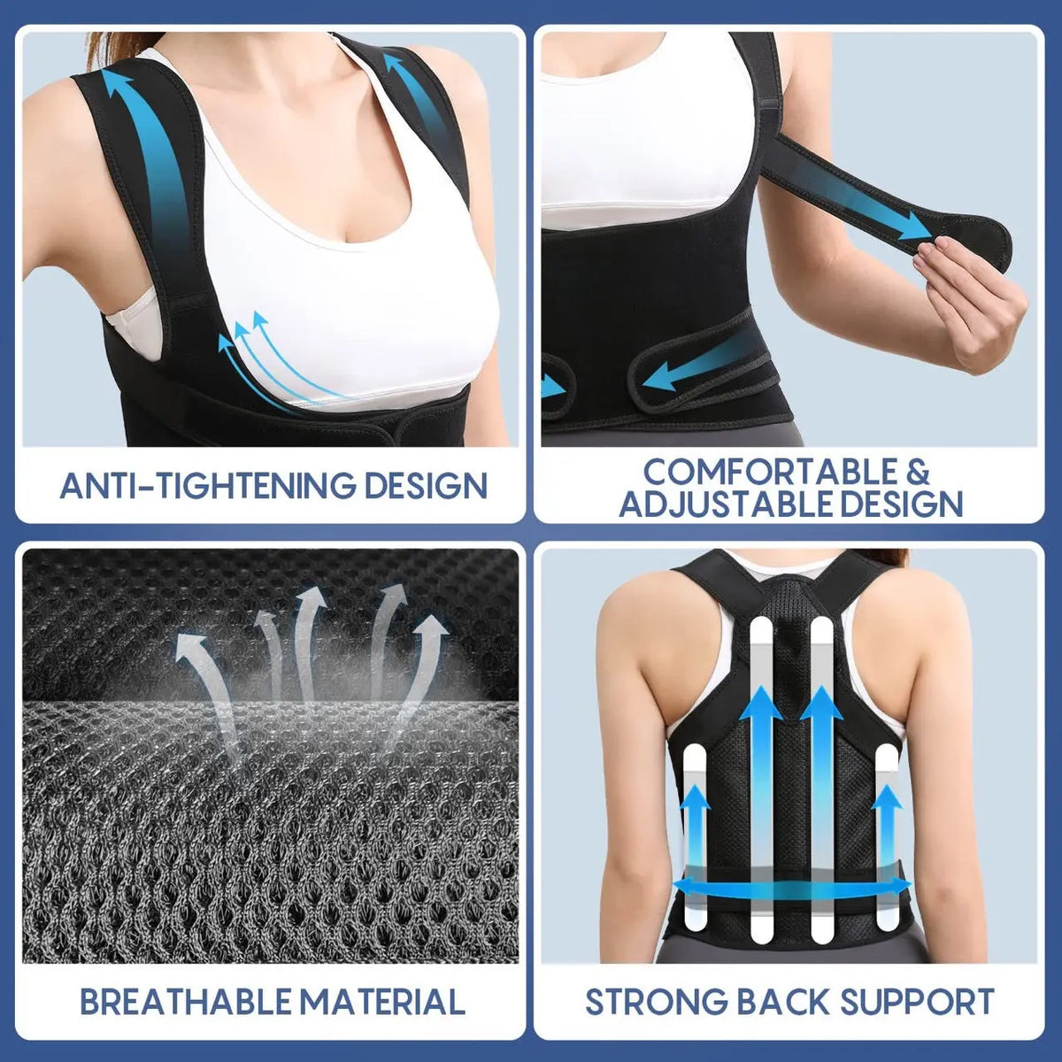 Strong Support Posture Correction Belt null