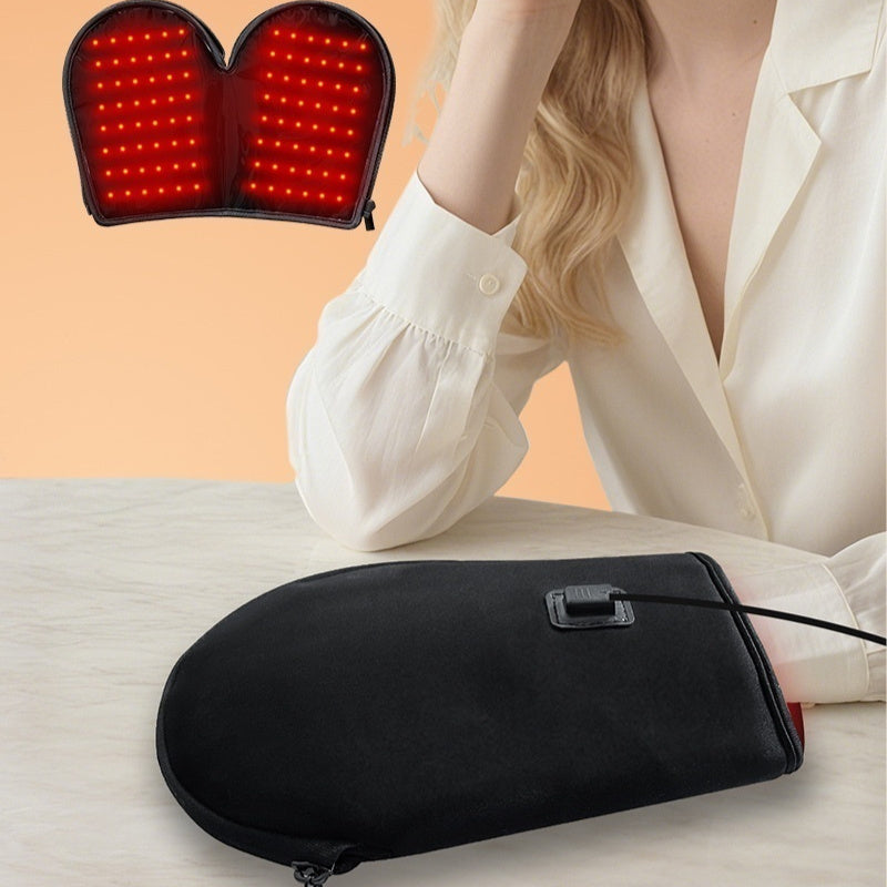 Palm-Sized Red Light Heating Glove Massager null