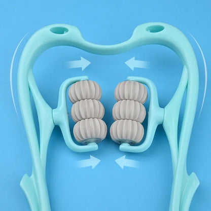 Multifunctional Manual 6-Wheel Neck Massager null
